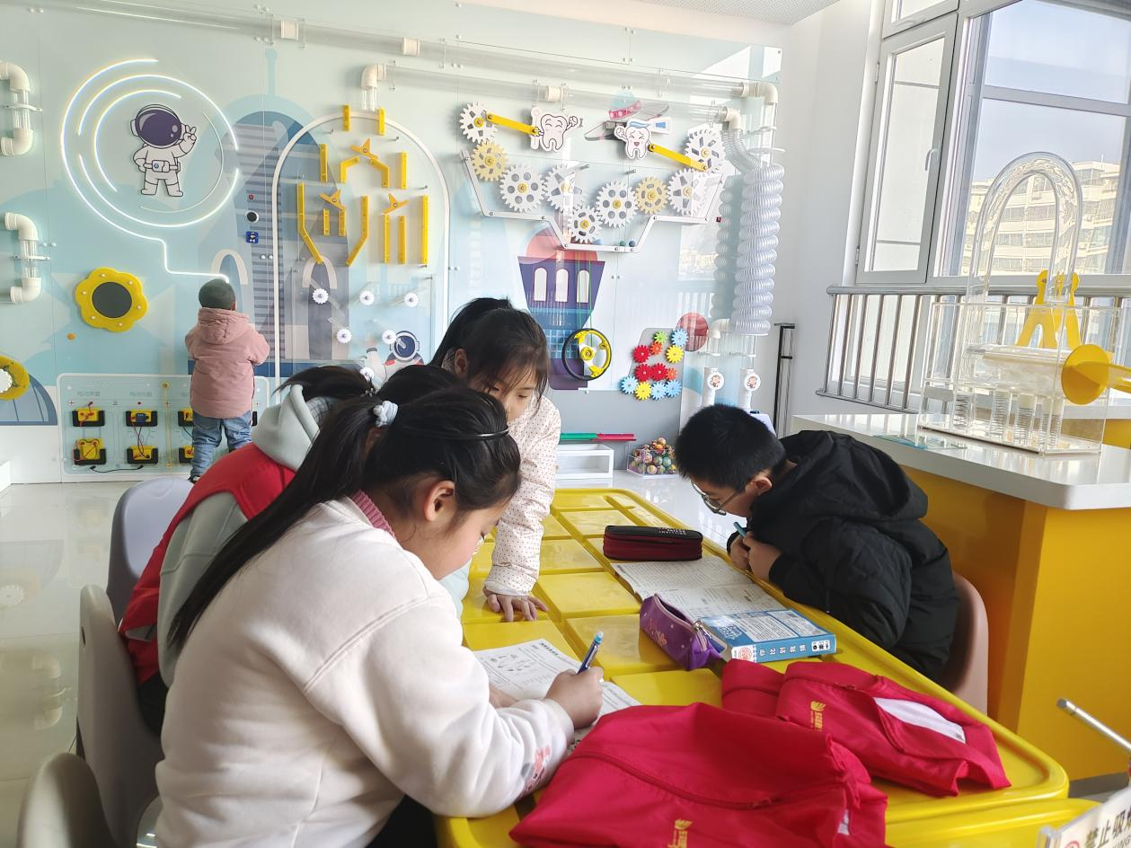 “青青学堂”作业辅导小课堂活动